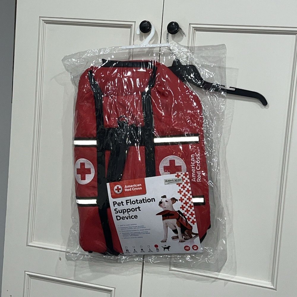 American Red Cross Pet Flotation Support Device Size XL for Large Breeds, Safety